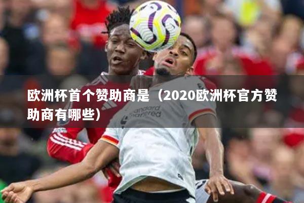 歐洲杯首個(gè)贊助商是（2020歐洲杯官方贊助商有哪些）