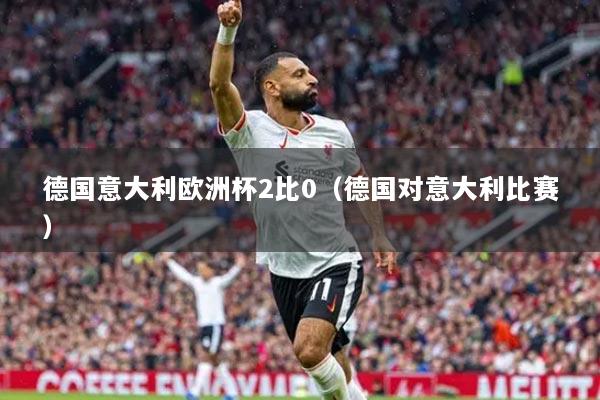 德國意大利歐洲杯2比0（德國對意大利比賽）