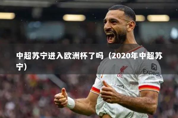 中超蘇寧進(jìn)入歐洲杯了嗎（2020年中超蘇寧）
