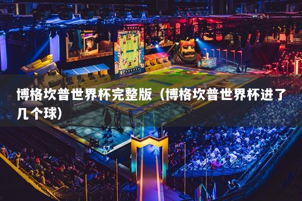 博格坎普世界杯完整版（博格坎普世界杯進(jìn)了幾個(gè)球）