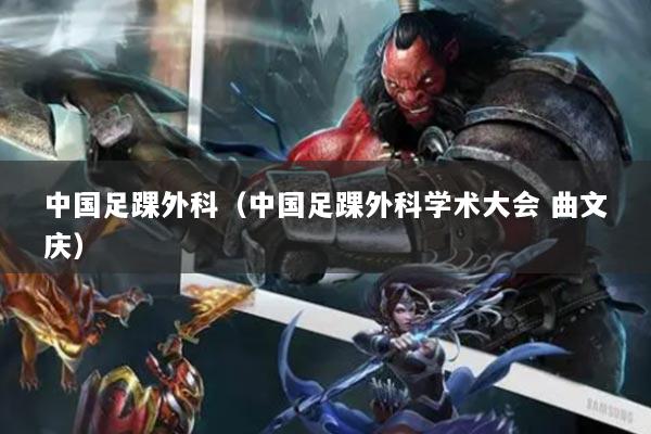 中國足踝外科（中國足踝外科學(xué)術(shù)大會(huì) 曲文慶）