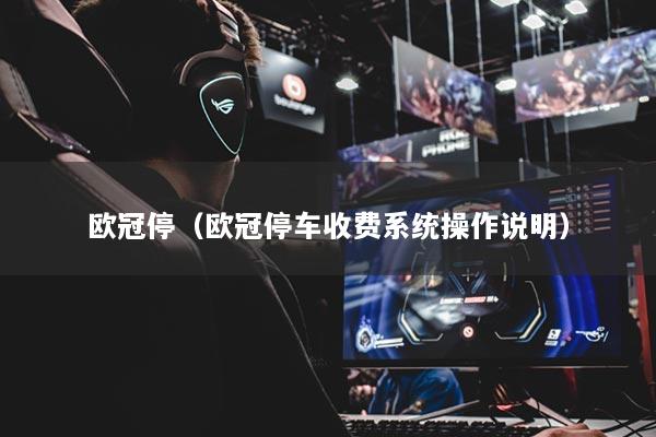 歐冠停（歐冠停車收費系統(tǒng)操作說明）